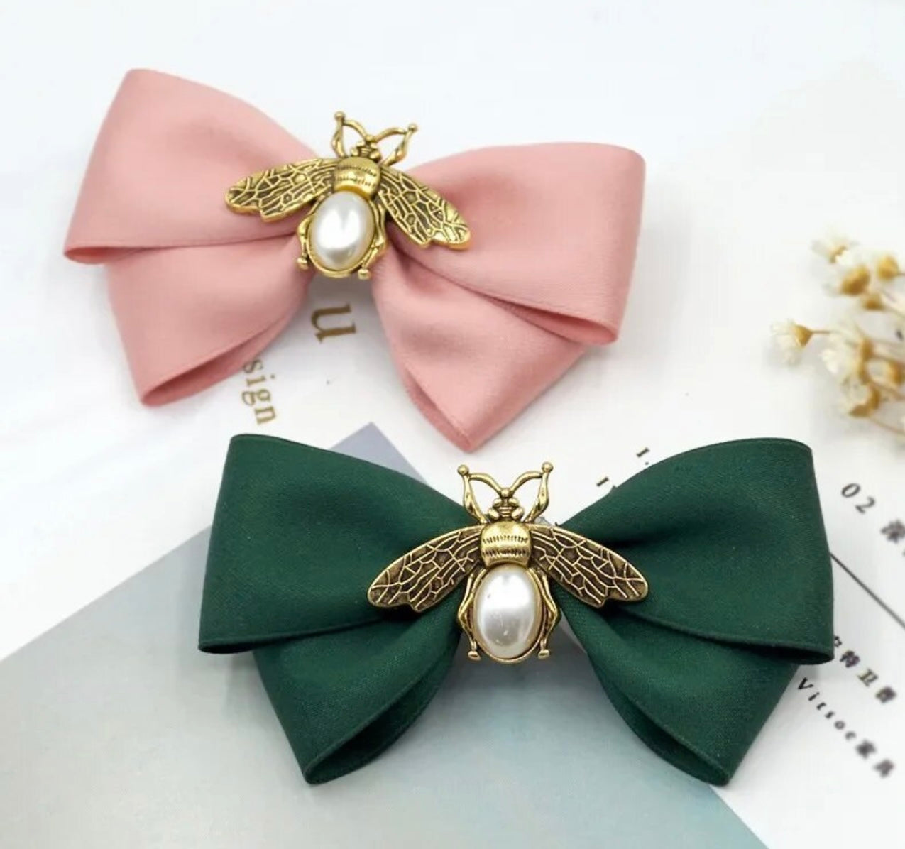 Bee Pearl Bow