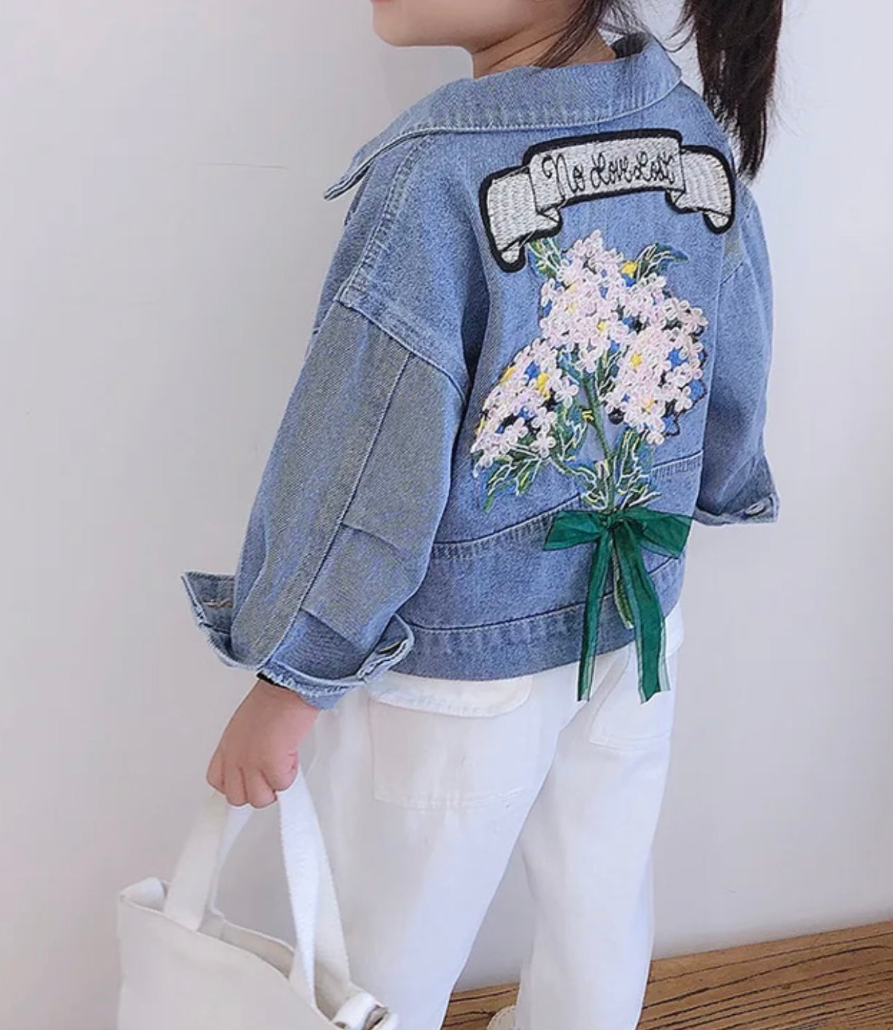 Flowers Jean Jacket